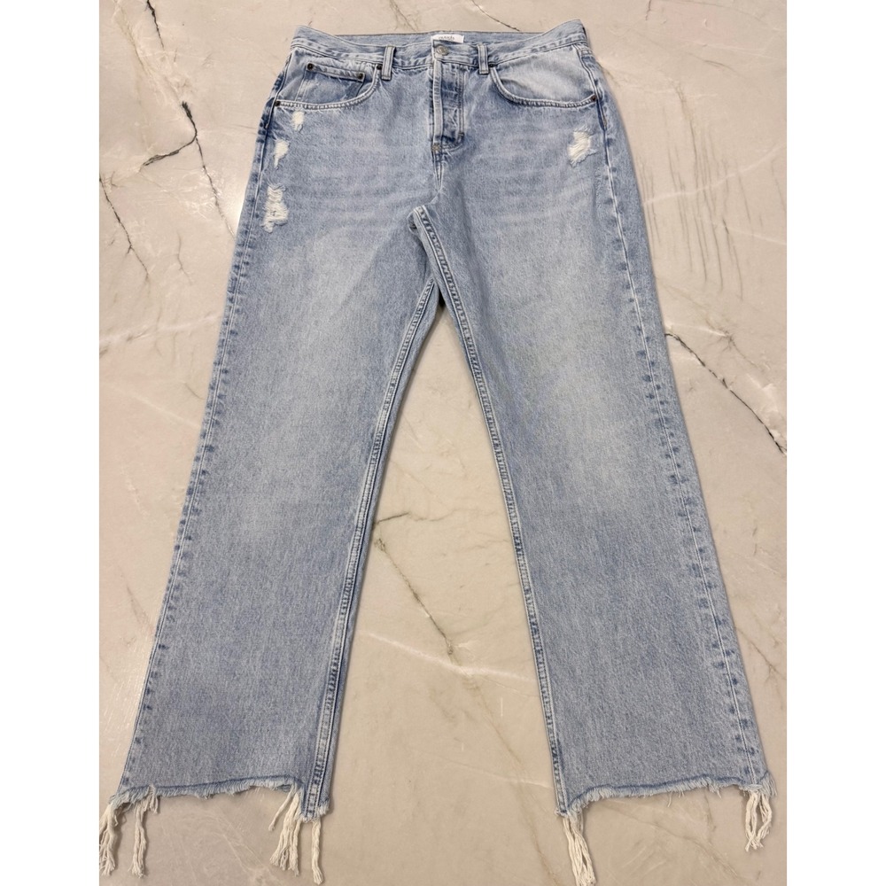 nuuds Light Wash Straight Leg Jeans